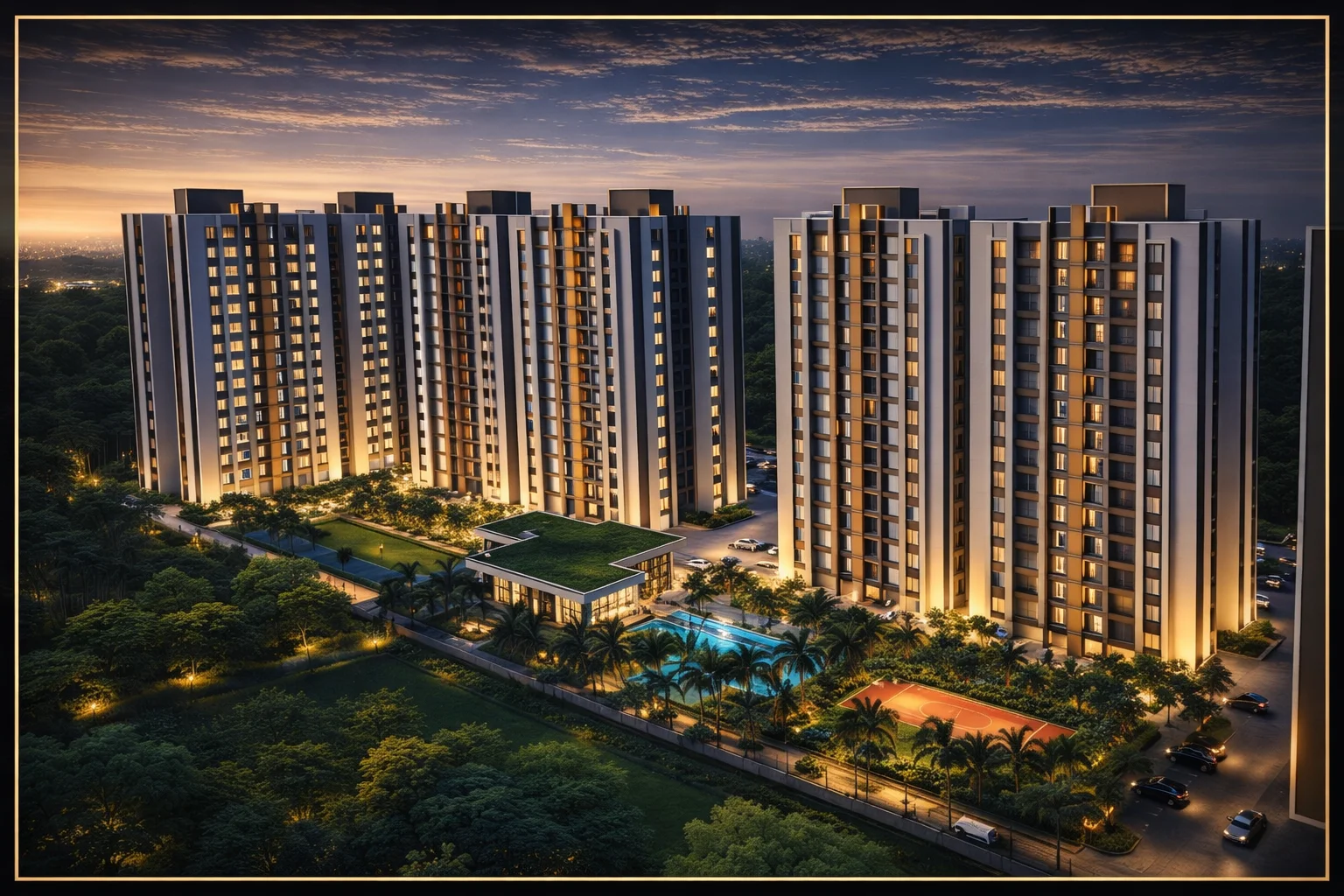 Adani Borivali East elevation